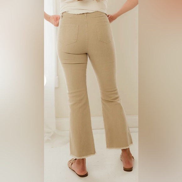 NWT La Miel Crop Flare Jeans XL - Picture 3 of 10